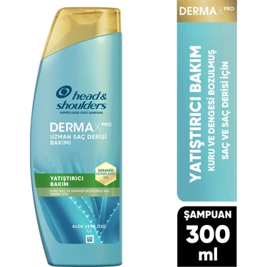 Head&Shoulders DermaXPRO Yatıştırıcı Kepek Karşıtı Şampuan Aloe Vera Özü ve Seramid ile