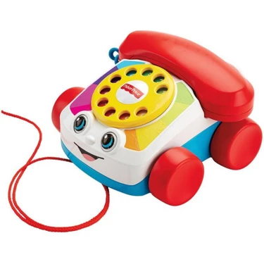 Fisher-Price Geveze Telefon Oyuncak – Sevimli Yüz, Ses Efektleri ve Yürümeye Yardımcı Renkli