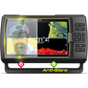 Garmin Striker Vivid 9sv Sonar Transducer için IPG Anti-Glare Yansıma Önleyici Mat Ekran