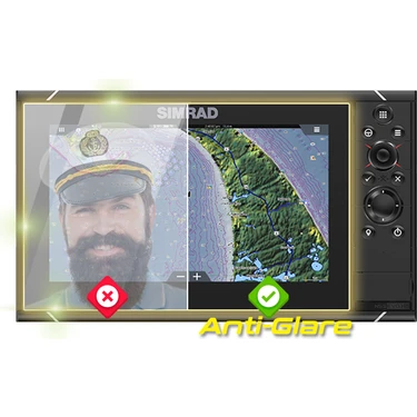 Simrad Nss9 Evo3s 9 Inch Chartplotter Fishfinder - Ipg Anti-Glare Yansıma Önleyici Mat Ekran
