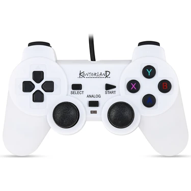Kontorland Kablolu Pc Gamepad – D-Input & X-Input Destekli Titreşimli USB Oyun Kolu