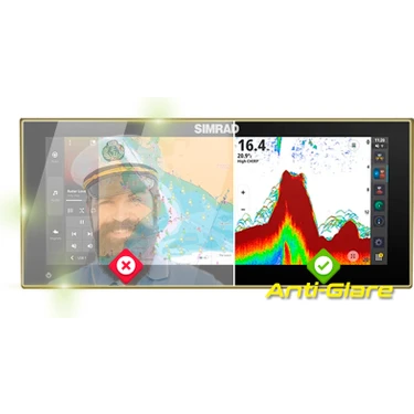 Simrad Nsx Ultrawıde 3012uw 12 Inch Chartplotter Fishfinder - Ipg Anti-Glare Yansıma Önleyici Mat