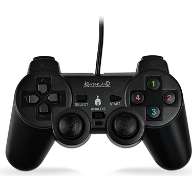 Kontorland Kablolu Pc Gamepad – D-Input & X-Input Destekli Titreşimli USB Oyun Kolu