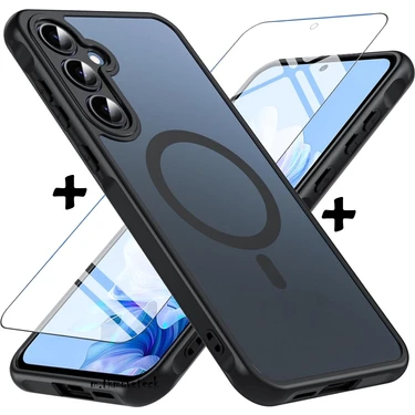 M.tk moveteck Samsung Galaxy A37 Ve A36 Uyumlu Kılıf Mat Magsafe Şarj Özellikli Hassas Butonlu