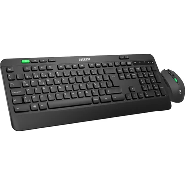 Everest KM-2620 Siyah USB Sessiz Switch Ince Kablosuz Q Fiyatı