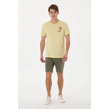 U.s. Polo Assn. Erkek Koyu Haki Şort (Örme)