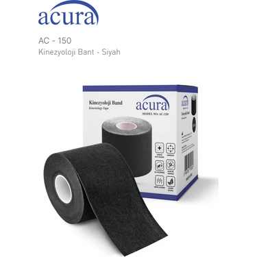 Acura AC-150 Yüz & Vücut Uyumlu Hipoalerjenik Kinesio Tape 5m x
