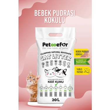 20 Lt Bebek Pudralı Kedi