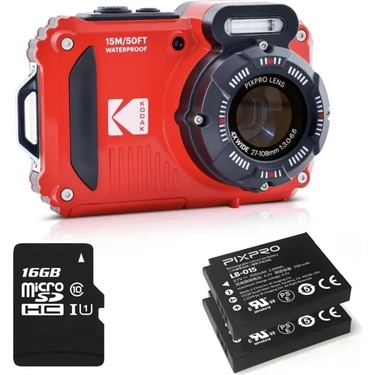 Pixpro Pack Wpz2 Dijital Kamera, Su Geçirmez & Darbelere
