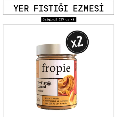 Fropie Yer Fıstığı Ezmesi - Orijinal 315 gr  x 2