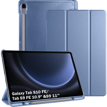 M.TK Moveteck Samsung Galaxy Tab S9 FE / S10 Fe / S10 Lite 10.9inç Uyumlu Kılıf Flip Cover S Pen