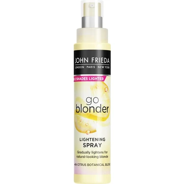 John Frieda Sarı Saçlara Özel Renk Açıcı Sprey 100 ml Amonyaklı Etkili Formül ile Işıltılı