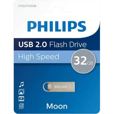 Philips Moon 32 GB USB 2.0 Yüksek Hızlı Metal USB Flash