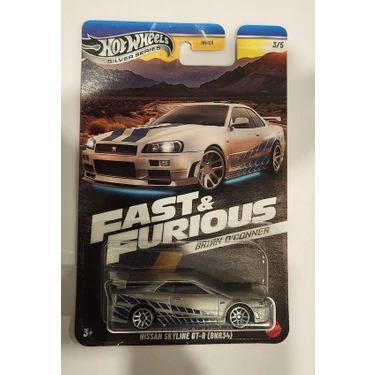 Hot Wheels Nissan Skyline Gt-R (BNR34) 1/64 Ölçekli Brian Fiyatı