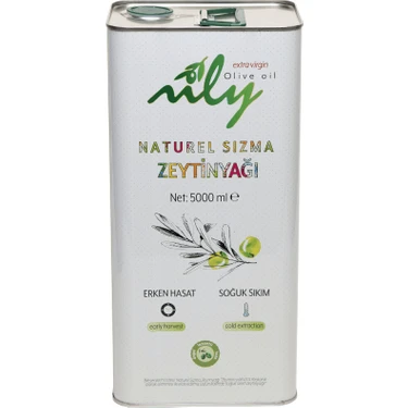 Nily Erken Hasat Soğuk Sıkım Naturel Sızma Zeytinyağı