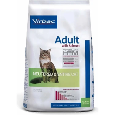 Virbac Adult Cat Salmon Neutered & Entire 7