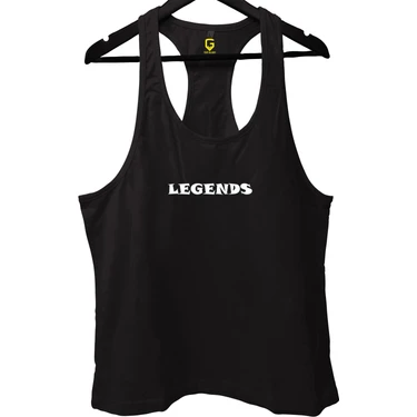 Top Glory Legends Baskılı Gym Fitness Tank Top Sporcu