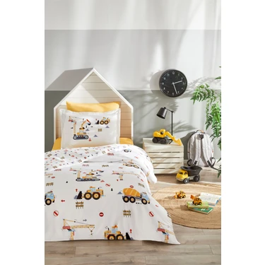 Özdilek Builder Tek Kişilik Lastikli Çarşaf Nevresim