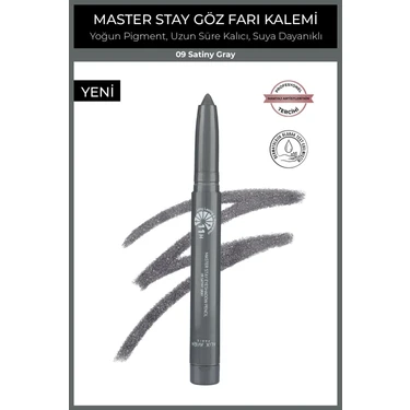 Alix Avien Suya Dayanıklı 11 Saat Kalıcı Yoğun Pigmentli Kremsi Göz Kalem Farı - Master Stay 09