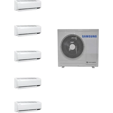 Samsung Wind Free Multi 1+5 Sistem (AJ100TXJ5KH/EA) 7+7+7+7+18 Btu 10 Kw Dış