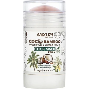 Mixup Haır Stıck Wax 35 gr Coco Bamboo Vegan Şekillendirici Fiyatı