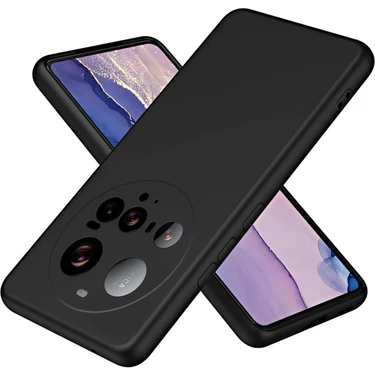 Fibaks Xiaomi Mi 15 Ultra Kılıf Kadife Lansman Soft Yumuşak Liquid Silikon Kamera Korumalı