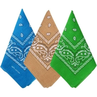 Berg Atelier Şal Desenli, Etnik Desen Bandana