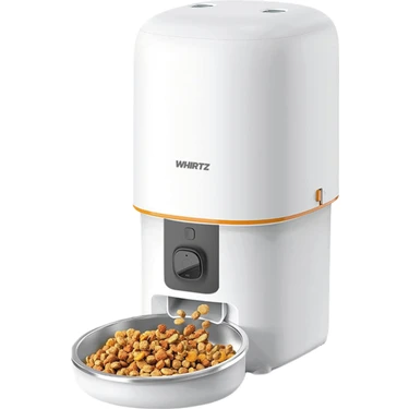 Whirtz PT-1002 Kameralı & Ses Kontrollü 4 Litre Akıllı Mama Kabı – Evcil Dostlarına Teknolojik