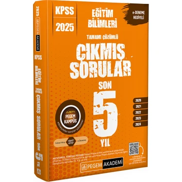 2025 KPSS Eğitim Bilimleri Tamamı Çözümlü Çıkmış Sorular Son 5
