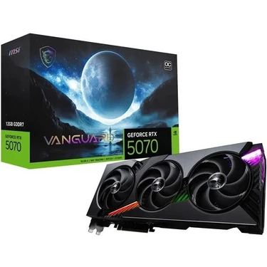 MSI VGA GeForce RTX 5070 12G VANGUARD OC RTX5070 12GB GDRR7 192B DX12 PCIE 5.0 X16 (3XDP