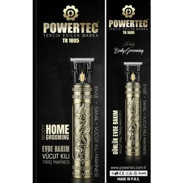Powertec Powertec TR-1005 Lazer-Epilasyon Öncesi Tüm Vücut Tıraş