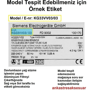 FNRN DWF65AJ70T/01 Davlumbaz Karbon Filtre DWA0KP6A 2li Fiyatı