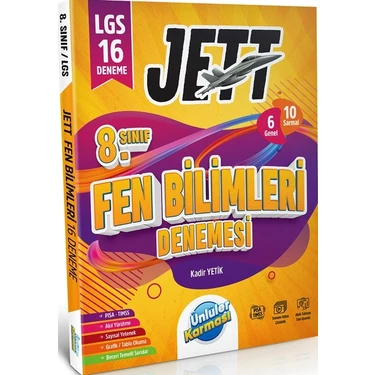 Ünlüler Karması Yayınları Ünlüler Karması  8.Sınıf Jett Fen Bilimleri 16