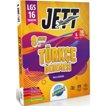 Ünlüler Karması Yayınları Ünlüler Karması  8.Sınıf Jett Türkçe 16