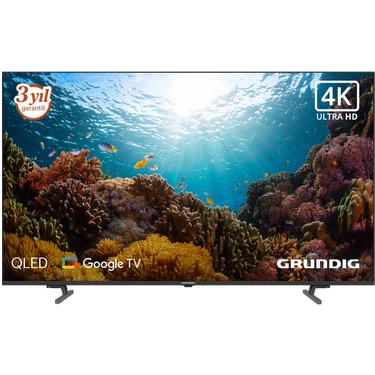 Grundig 75GJQ9200 75'' 189 Ekran Uydu Alıcılı  4K Ultra HD Google Smart QLED