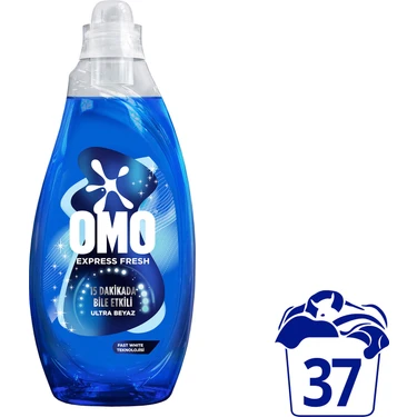 OMO Express Fresh Ultra Beyaz Sıvı Çamaşır Deterjanı 1480 ml
