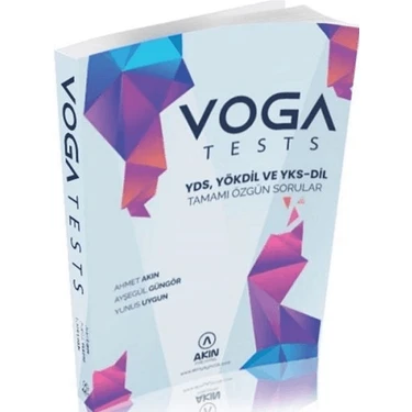 Voga Tests Yds - Yökdil ve Yks-Dil Tamamı Özgün