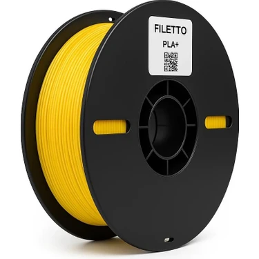Filetto PLA+ 3D Filament – 1.75mm – 1KG – AMS Uyumlu - SARI