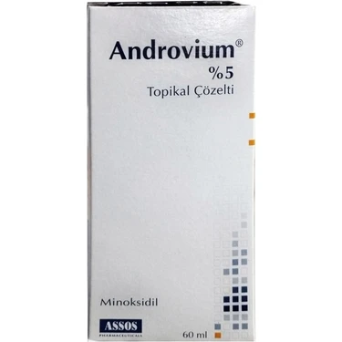 Assos Androvium %5 Tropikal Çözelti 60 ml Sprey Dökülen Saçlar İçin Etkili
