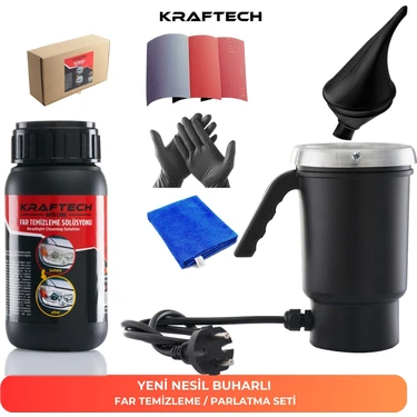 Kraftech Buharlı Far Temizleme Far Parlatma