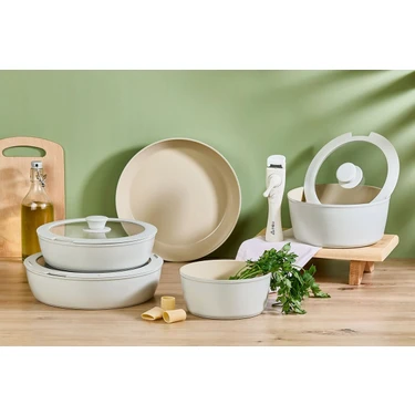 Falez ARS-3023 Aurıs x Large 9 Parca Tencere Setı Krem Fiyatı Falez ARS-3023 Aurıs x Large 9 Parca Tencere Setı Krem Fiyatı