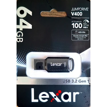 Lexar 64GB Jumpdrıwe V400 USB 3.2 Gen 1 Fiyatı - Taksit Seçenekleri