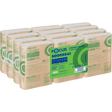 Focus Optimum Z Katlama Kağıt Havlu Çift Katlı 20 x 20 cm 150 Yaprak - 12