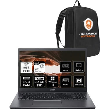 Acer Extensa 15 EX215-55 i7 1255U Notebook 8GB RAM 512GB SSD Fiyatı