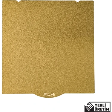 Pars 310X315 mm (K1 Max) Gold Özel Yay Çeliği Yerli Manyetik Pei Tabla