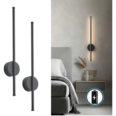 Pilli 70 cm  Duvar Aplik Günışığı (1