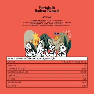 The Good Wild Portakallı Badem Ezmesi | Glutensiz Vegan Fiyatı