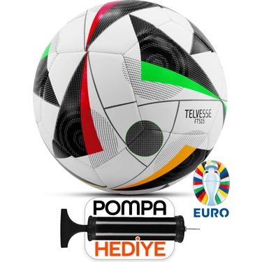 Telvesse Futbol Topu Yeni Sezon 2024 Avrupa Pompalı Sert Zemin Halı Saha Futbol Topu No:5