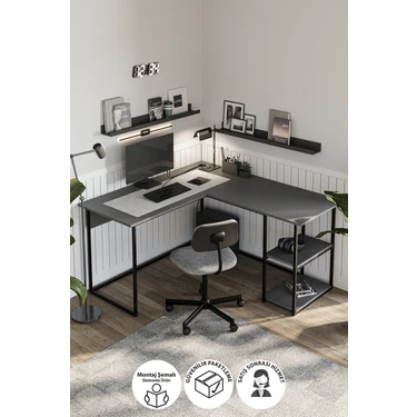 Bofigo Çalışma Masası Ofis Masası Köşe Masa Bilgisayar Masası Odin