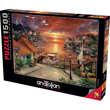 Anatolian 1500 Parça Puzzle – Yeni Ufuklar Manzara, Orta Zorluk Seviyesi, Mat Mukavva, Yetişkinlere